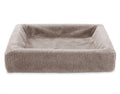Bia Bed Fleece Hoes Hondenmand Taupe - bia-6 100x80x15 cm