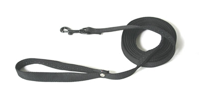Martin Lijn Nylon Plat Zwart - 2 cmx3 mtr