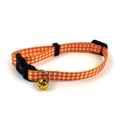 Happy Pet Tabby Patch Halsband Kat Ruit Oranje - 18-30x1 cm