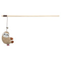 Trixie Kattenhengel Luiaard Hout / Pluche Met Kattenkruid / Catnip - 38 cm
