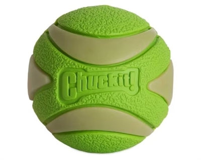 Chuckit Max Glow Ultra Squeekerbal Groen - 6 cm