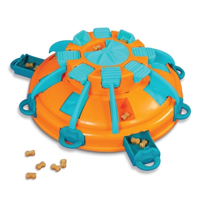 Nina Ottosson Tower Of Treats Oranje / Blauw - 36x36x11 cm