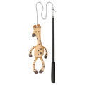 Trixie Kattenhengel Telescopisch Grote Katten Met Giraffe Bruin - 106 cm