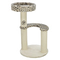 Trixie Krabpaal Leo Panterprint Rond Creme - 42x42x82 cm
