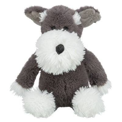 Trixie Hond Met Snor Pluche Grijs - 38 cm