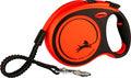 Flexi Rollijn Xtreme Tape Zwart / Oranje - l 8 mtr
