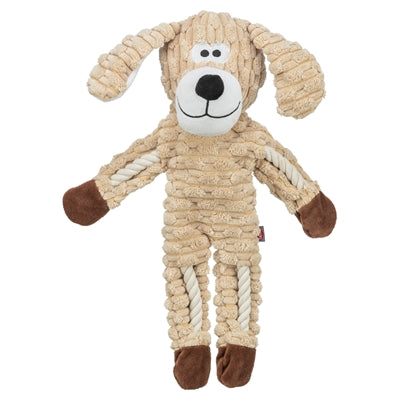 Trixie Hond Pluche Met Touw Zand - 38 cm