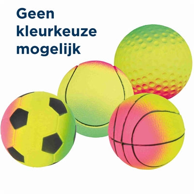 Trixie Schuimrubber Bal Assorti - 7x7x7 cm