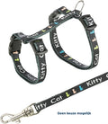 Trixie Kittentuig Junior Met Riem Kitty Cat Assorti - 21-33x0.8 cm / 120 cm