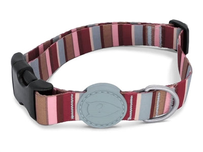 Morso Halsband Hond Gerecycled Skyline Rood / Roze - 37-58x2.5 cm