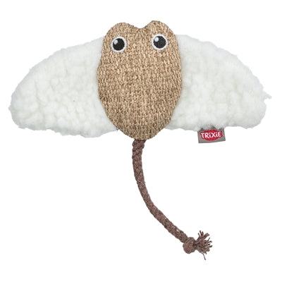 Trixie Rog Stof / Pluche Met Kattenkruid / Catnip Wit / Beige - 15 cm