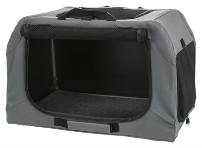 Trixie Soft Kennel Easy Reisbench Grijs - 71x51x49 cm