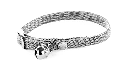 Martin Halsband Kat Elastisch Nylon Grijs - 30x1 cm