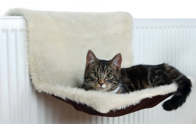 Trixie Radiatorhangmat Pluche / Velours Creme / Bruin - 45x26x31 cm