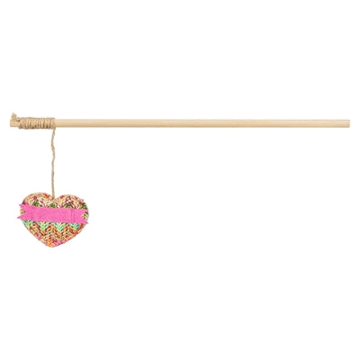 Trixie Kattenhengel Hart Hout / Pluche Met Kattenkruid / Catnip - 40 cm