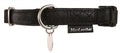 Macleather Halsband Zwart - 20-40x1.5 cm