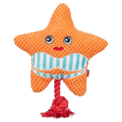 Trixie Zeester Met Flostouw Oranje - 22x18x7.5 cm