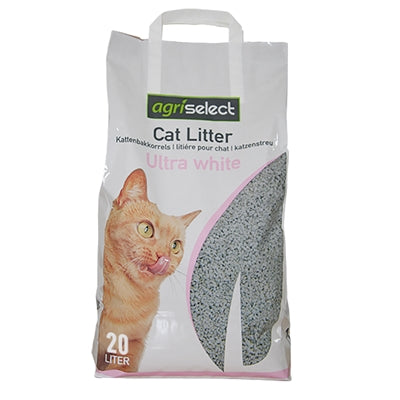 Agriselect Ultra White Kattenbakvulling - 20 ltr