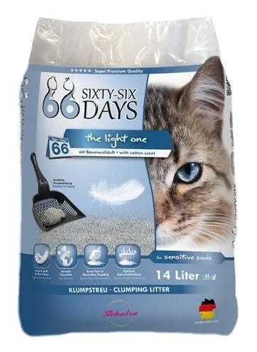 66 Days Cotton Light Kattenbakvulling - 14 ltr