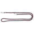 Trixie Hondenriem Cavo Verstelbaar Sangria / Petrol - 200x1.2 cm