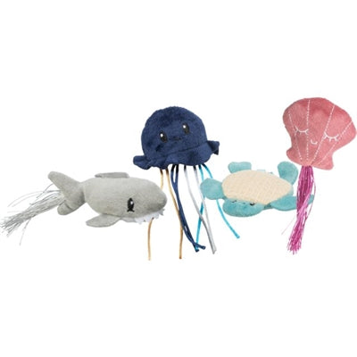 Trixie Zeedier Pluche Met Catnip Assorti - 5-8 cm