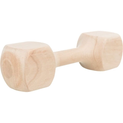 Trixie Houten Apporteerblok Gehoekt - 400 Gr