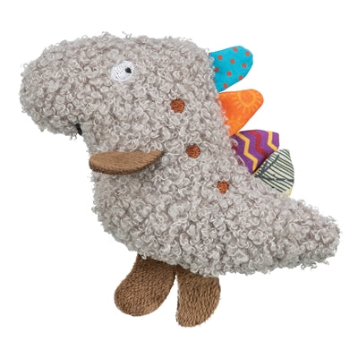 Trixie Dino Pluche Met Kattenkruid / Catnip Grijs - 12 cm
