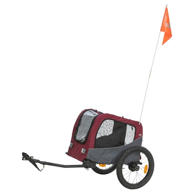 Trixie Hondenfietskar Grijs / Rood - 61/125x56x64 cm