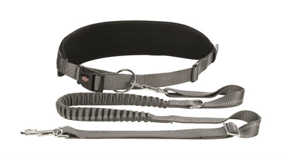 Trixie Jogginglijn Grijs - 75-120 cm