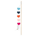 Trixie Kattenhengel Hartjes Met Catnip Vilt / Hout - 48 cm