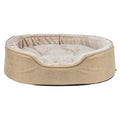 Trixie Vital Hondenmand Lino Soft Ovaal Beige / Creme - 83x67 cm