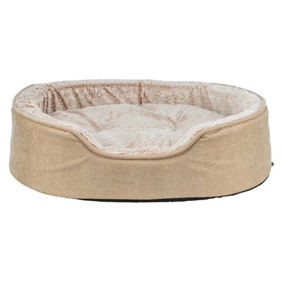 Trixie Vital Hondenmand Lino Soft Ovaal Beige / Creme - 83x67 cm