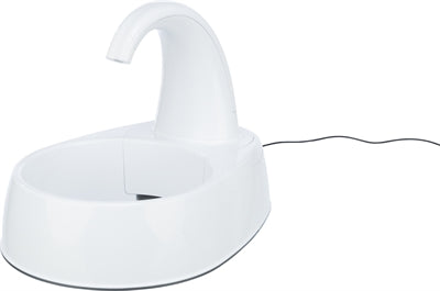 Trixie Drinkfontein Curved Stream Kunststof Wit - 25x35x24.5 cm 2.6 ltr