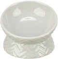 Trixie Verhoogde Voerbak / Waterbak Keramiek Licht Taupe - 150 ml 13 cm