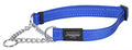 Rogz For Dogs Fanbelt Halfslip Halsband Blauw - 20 mmx34-56 cm