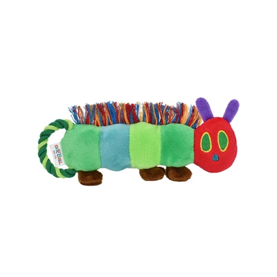 Eric Carle Pluche Rupsje Nooit Genoeg Met Trek Flostouw - 23 cm
