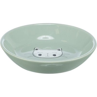 Trixie Voerbak / Drinkbak Kat Verhoogd Keramiek Assorti - 200 ml 14 cm