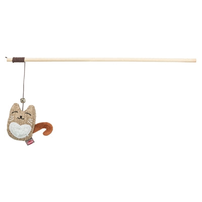 Trixie Kattenhengel Kat Hout / Pluche Met Kattenkruid / Catnip - 38 cm