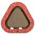 Trixie Krabplank Hartjes Met Ballen Driehoekig Karton Rood - 36x36x5 cm