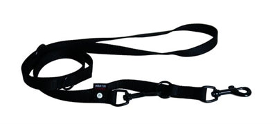 Martin Hondenriem Multipurpose Nylon Zwart - 20 Mmx200 cm