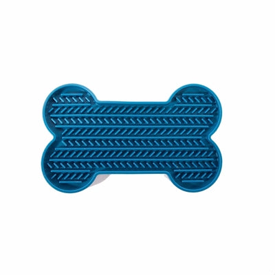 Martin Likmat Bot Met Zuignappen Siliconen Blauw - 22x13x2 cm