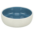 Trixie Voerbak Kat Keramiek Creme / Blauw - 13 cm 300 ml