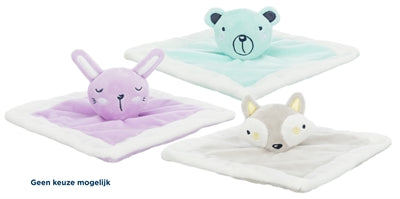 Trixie Junior Knuffeldoekje Pluche Assorti - 20x20 cm